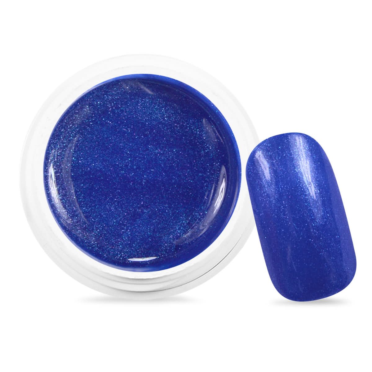 Gel Color Pro 5ml 2566 - Thermo Métallisé Bleu Foncé / Bleu Clair