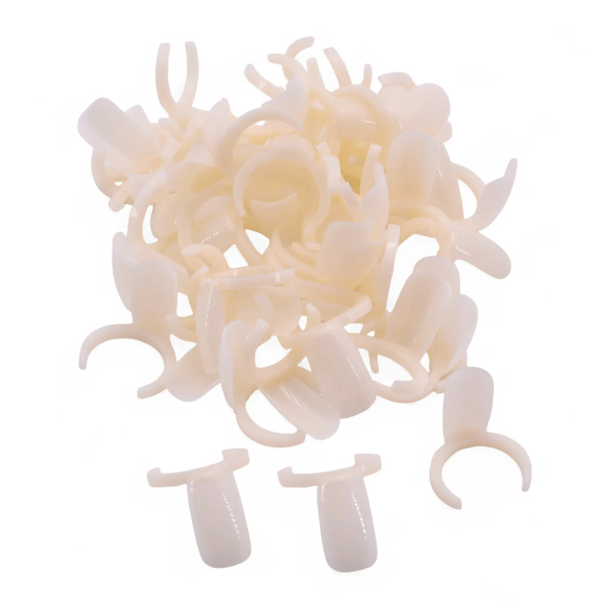 50 Bagues Nuancier Naturel pour Flacon de VSP ou Présentoir OCIBEL