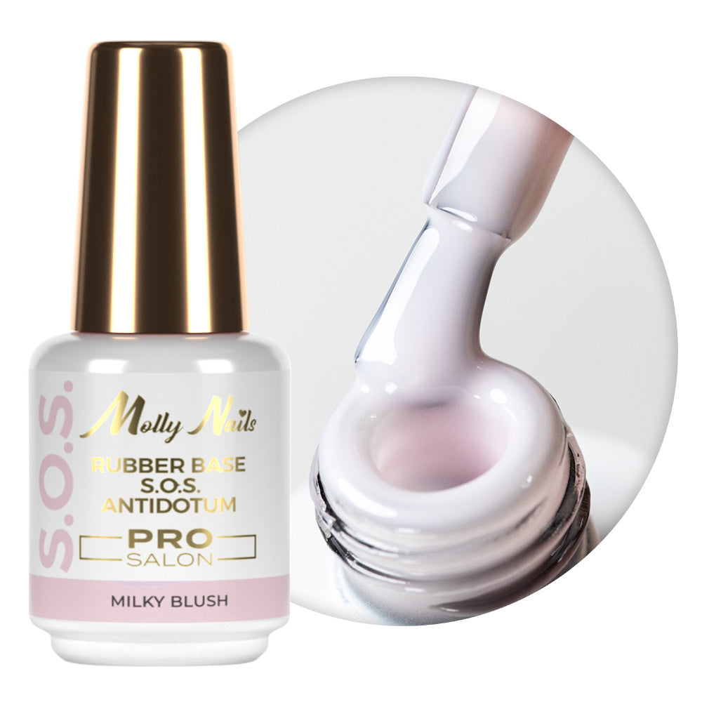 Rubber Base Gummy Base Molly Nails - Milky Blush 15g