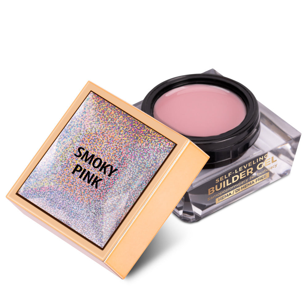 Gel Monophase 3-en-1 Auto-Égalisant Smoky Pink HEMA & Di-HEMA Free – Molly Nails 50 g