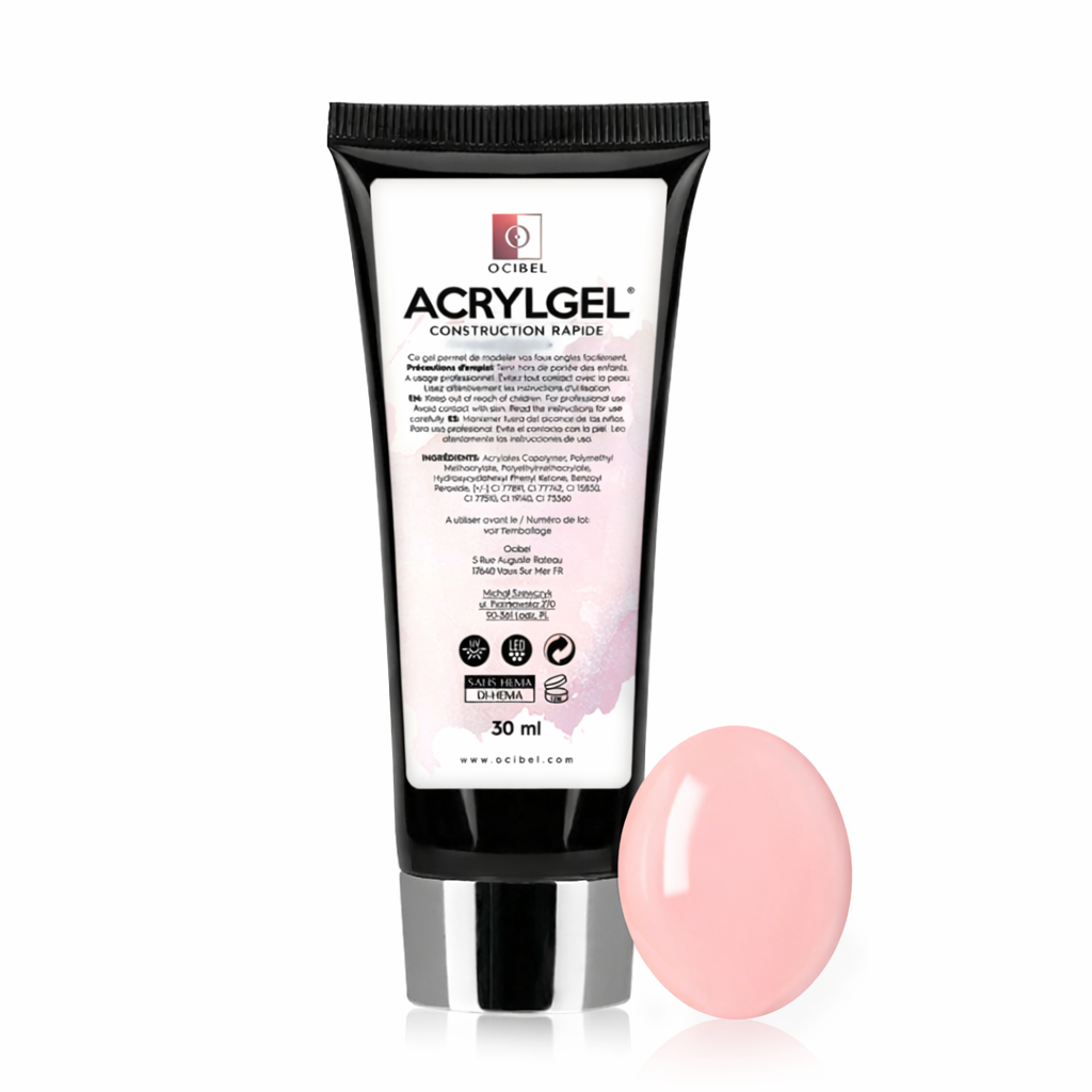 ✨ AcrylGel UV/LED 30g – Sans HEMA / DI-HEMA | Résultat Pro & Tenue Parfaite - Musk OCIBEL