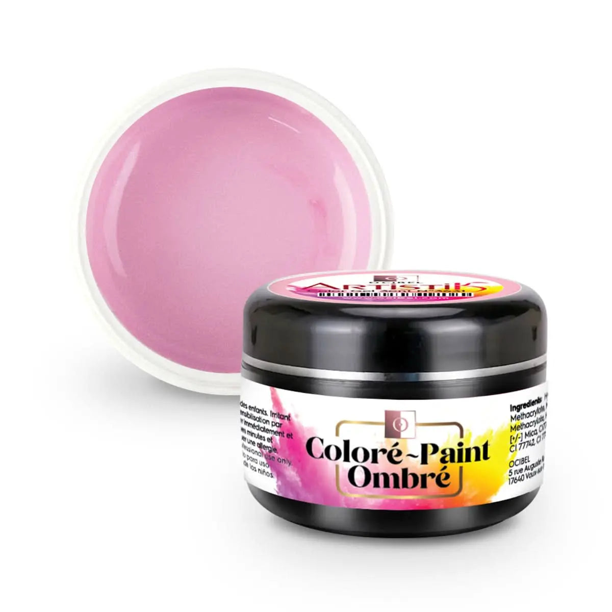ArtistiK Color Gel 3en1 (couleur, ombré, paint) SANS HEMA / DI-HEMA UV / LED N°3631 - 5g OCIBEL