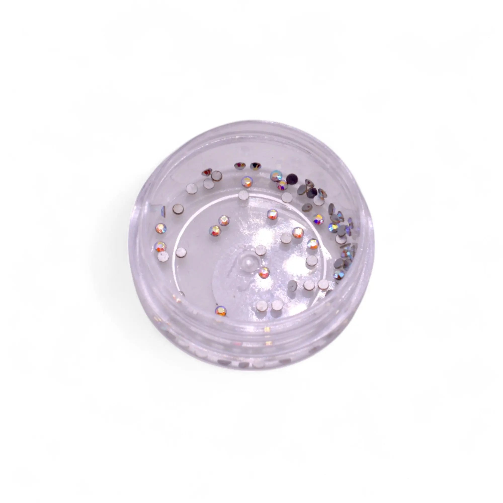 Boite de (environ) 50 Strass Cristal Multicolor SS3 Très Brillant OCIBEL