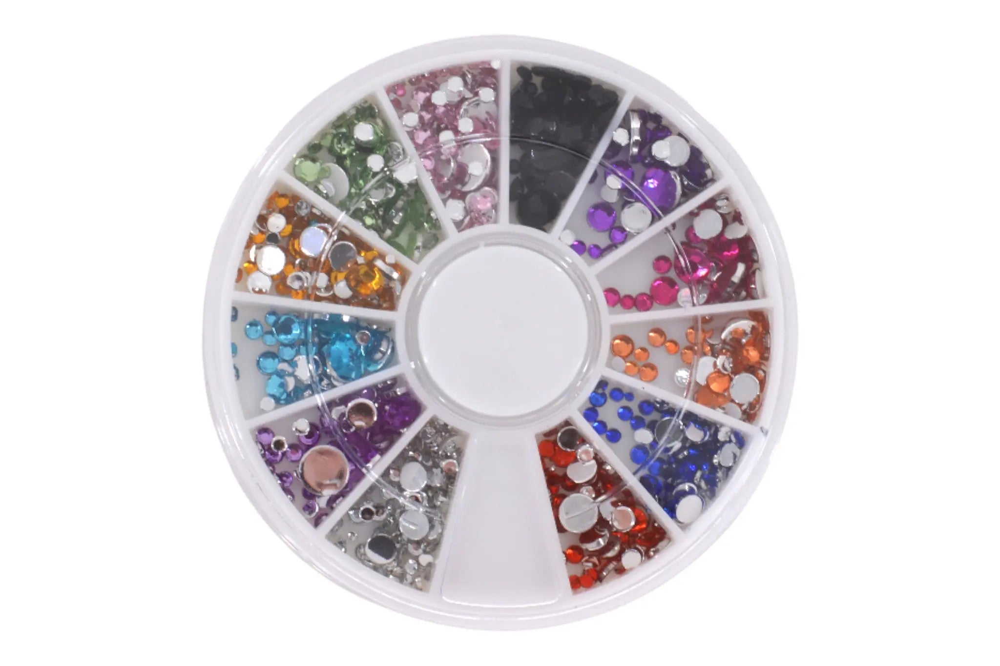 Carrousel Nail Art Strass Multi Taille 12 couleurs OCIBEL
