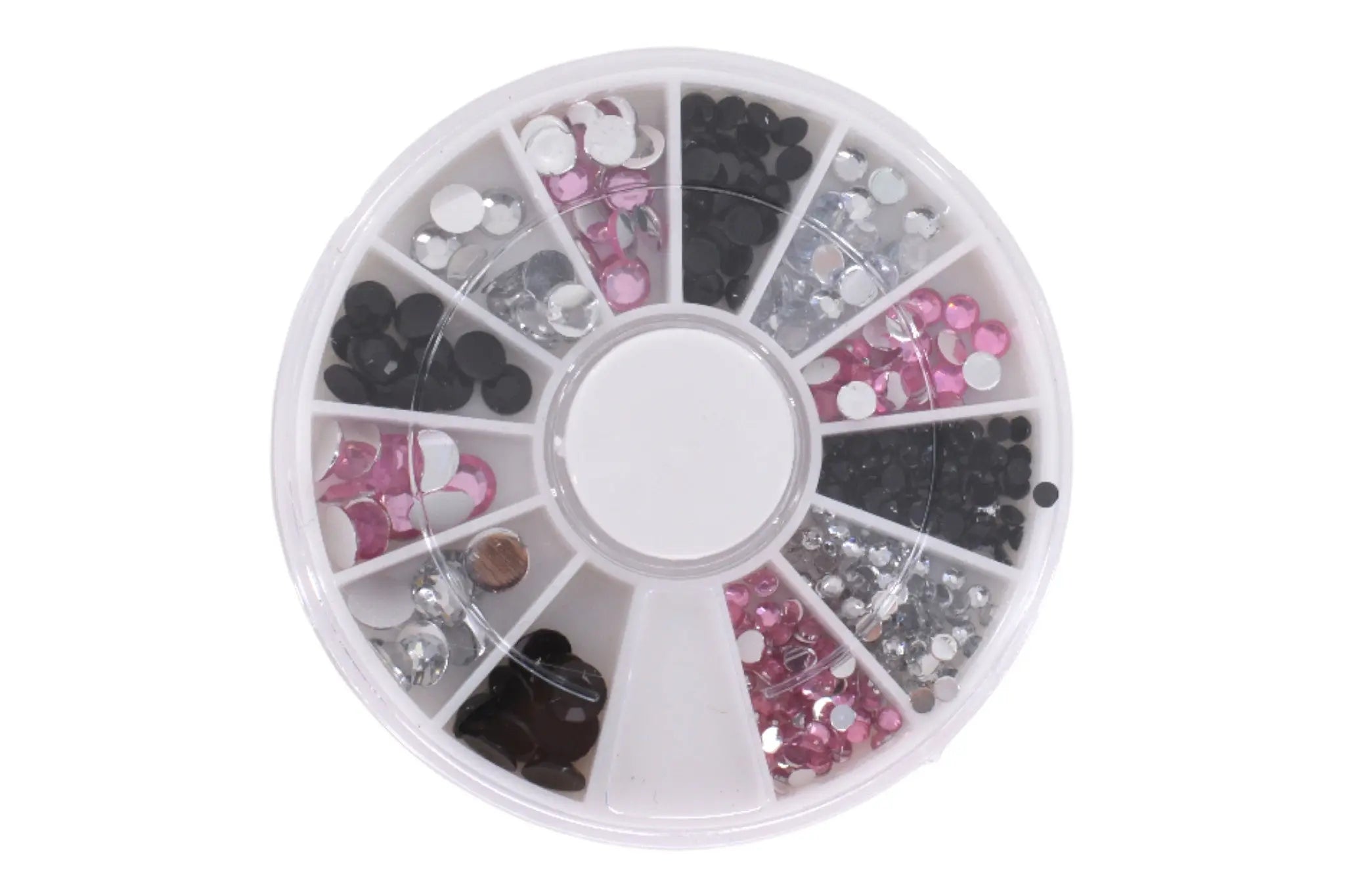 Carrousel Nail Art Strass Multi Taille Rose Argent Noir OCIBEL