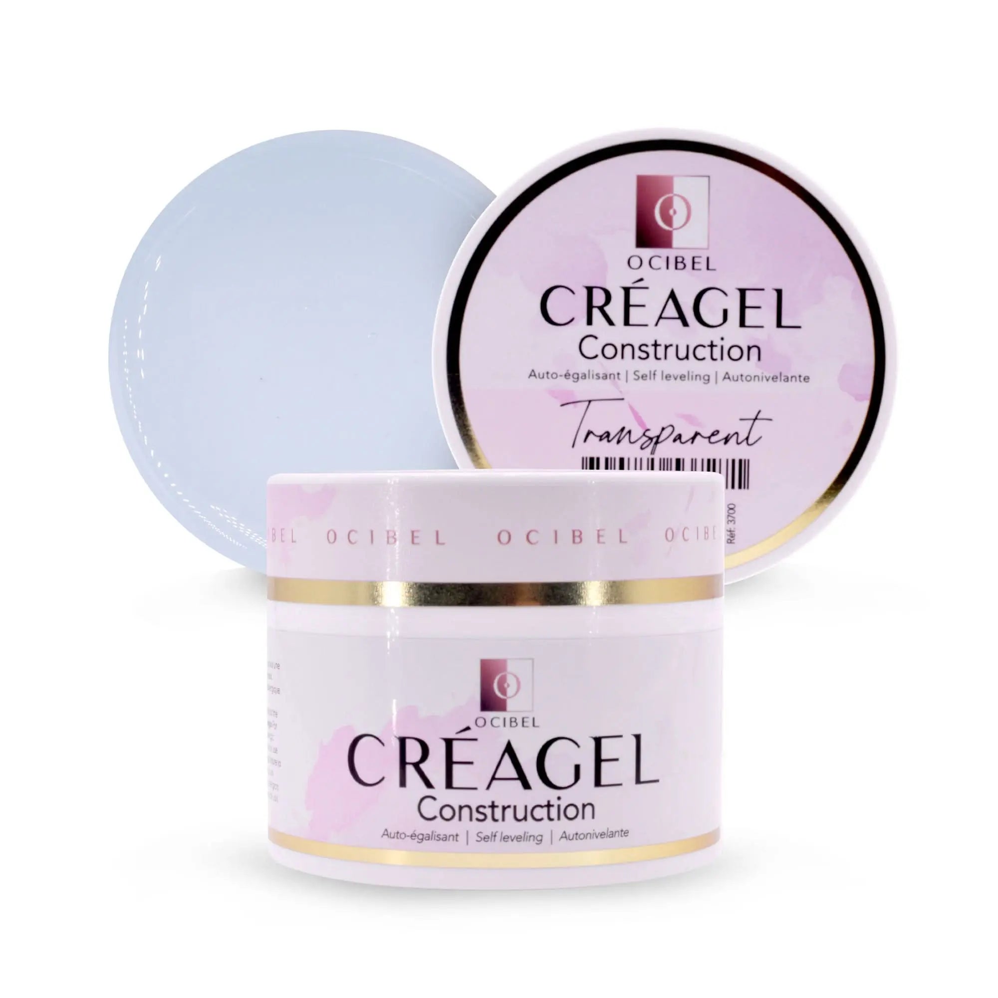 CréaGel Construction Formule Thixo UV / LED 50 g - Transparent OCIBEL