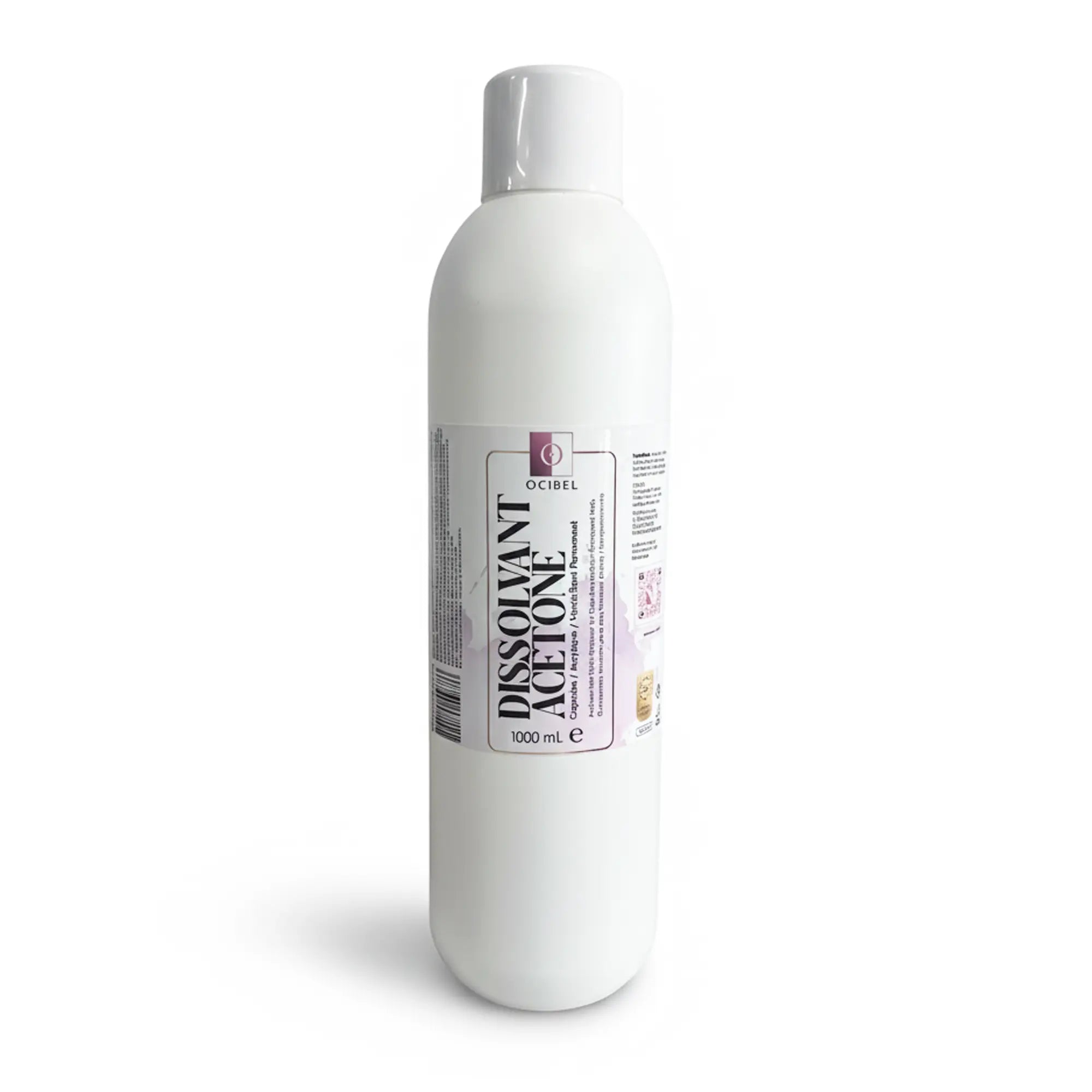 Dissolvant Acétone Parfumée 1000 ml – Retrait Capsules, Acrygel, Gel UV & Vernis Semi-Permanent OCIBEL