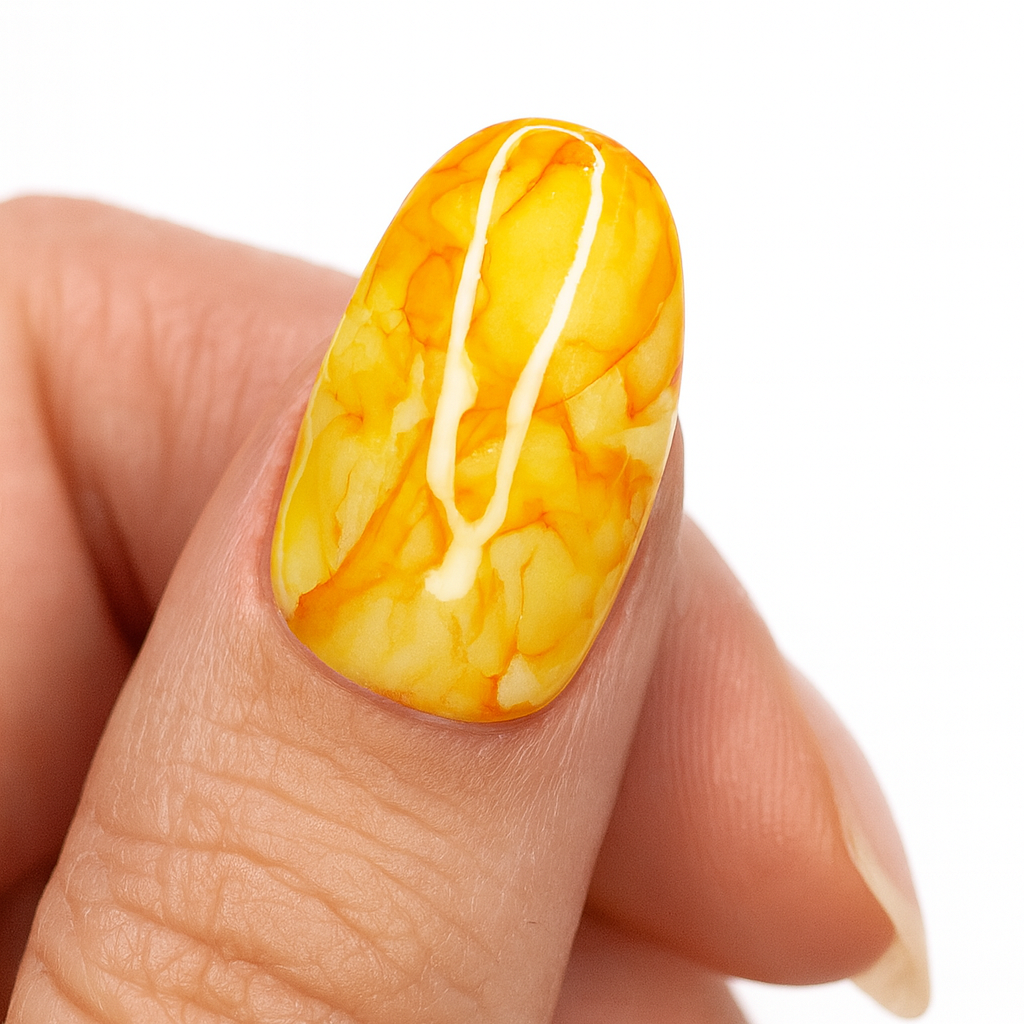 Encres Nail Art – Effets Marbrés & Créations Abstraites – Jaune 12 ml OCIBEL