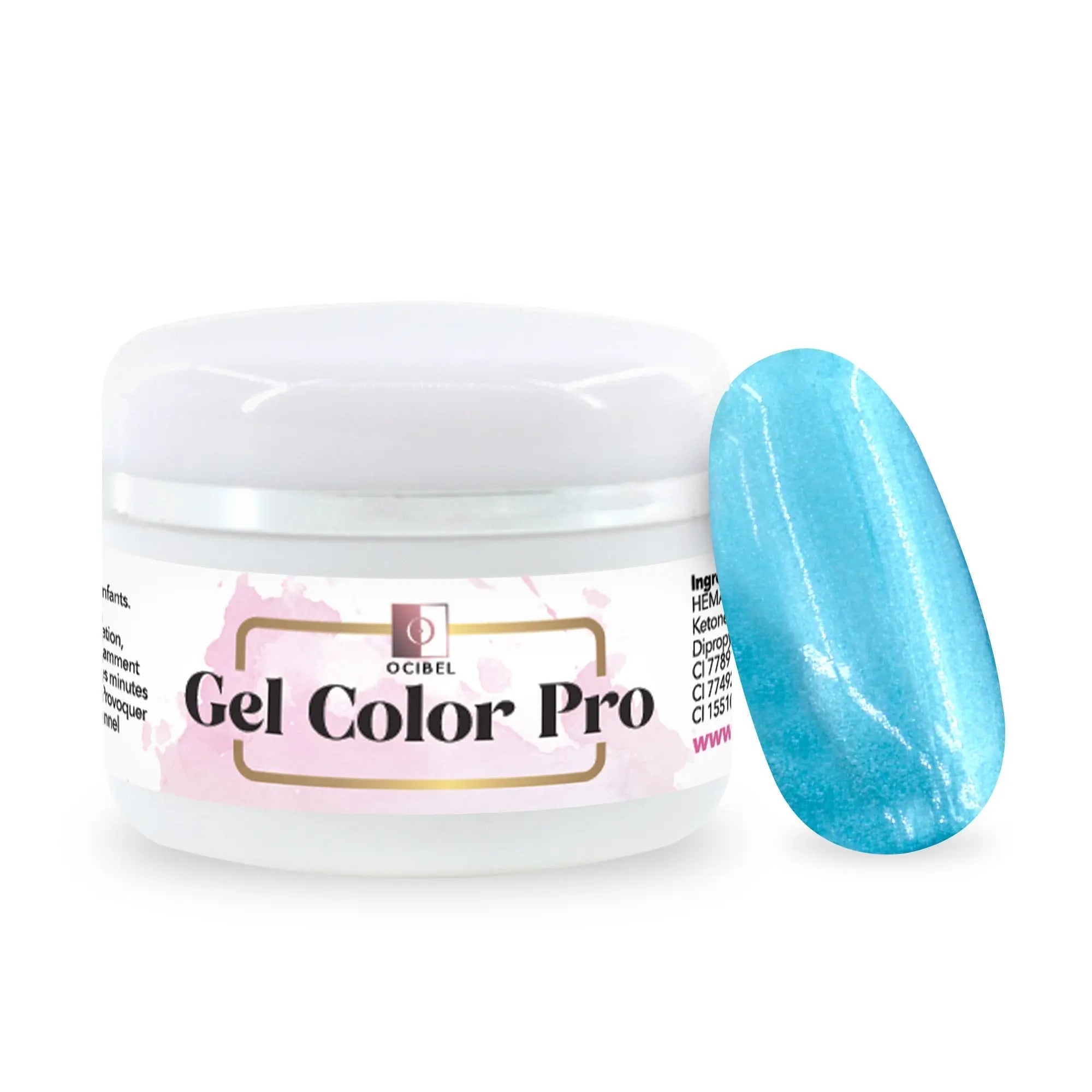 Gel Color Pro 5ml 4795 - Bleu Métallisé Sirène OCIBEL