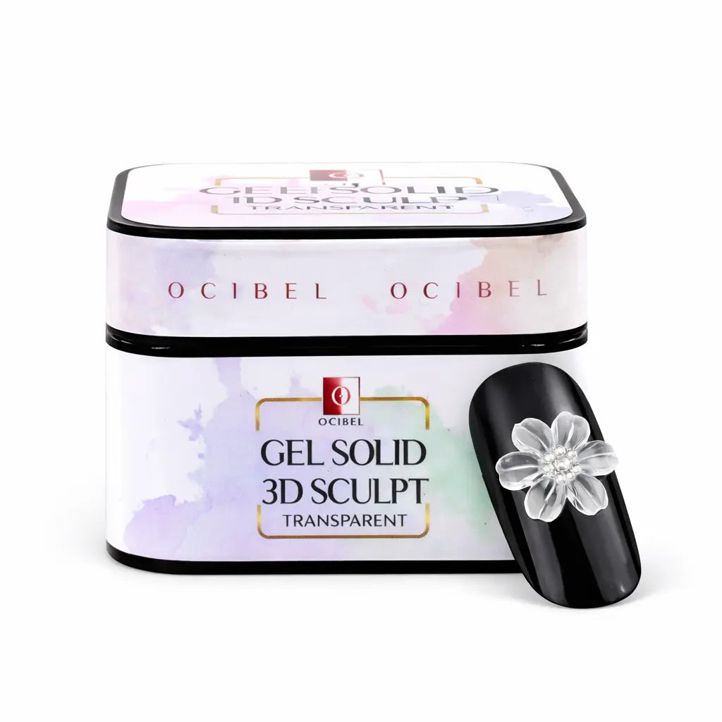 Gel Solid 3D Sculpt Transparent – Modelage Facile Sans Résidu 50 g OCIBEL
