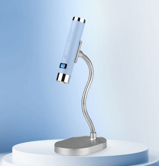 Lampe Fix & Go 5W Sans Fil Détecteur Mouvement Pied Aimanté 30/60s - Bleu OCIBEL