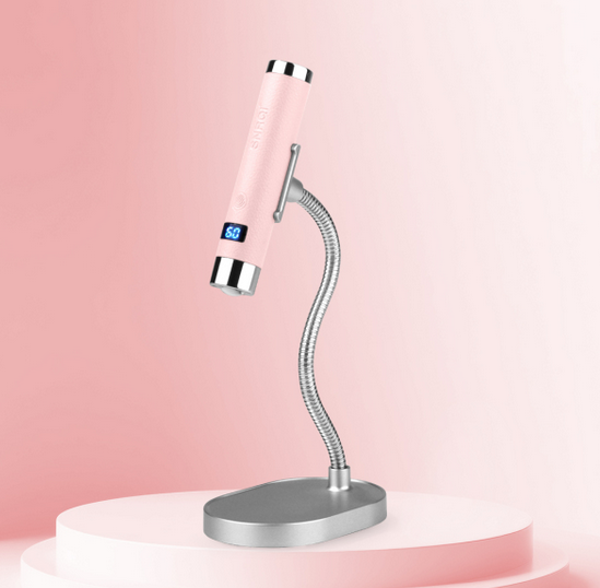 Lampe Fix & Go 5W Sans Fil Détecteur Mouvement Pied Aimanté 30/60s - Rose OCIBEL
