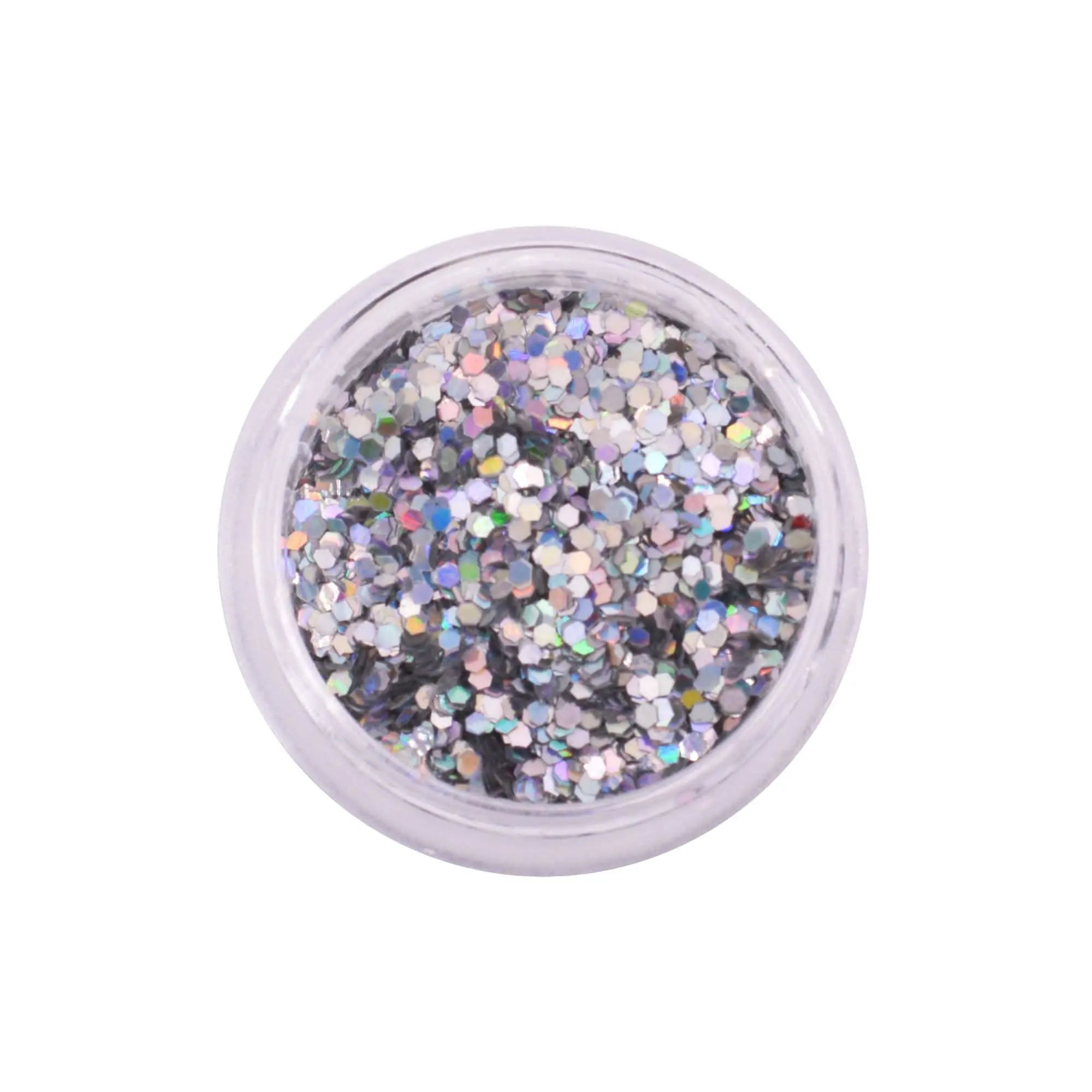 Paillettes Glitter Argent Holographique OCIBEL