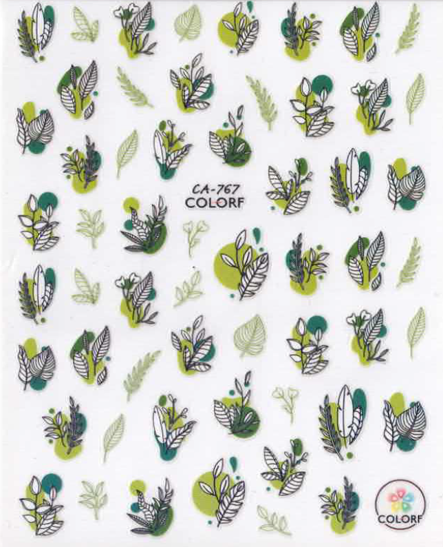 Planche Stickers Autocollant Plante OCIBEL