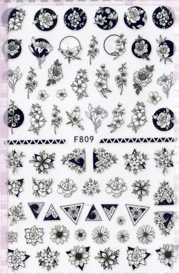 Planche Stickers Autocollant Plante OCIBEL