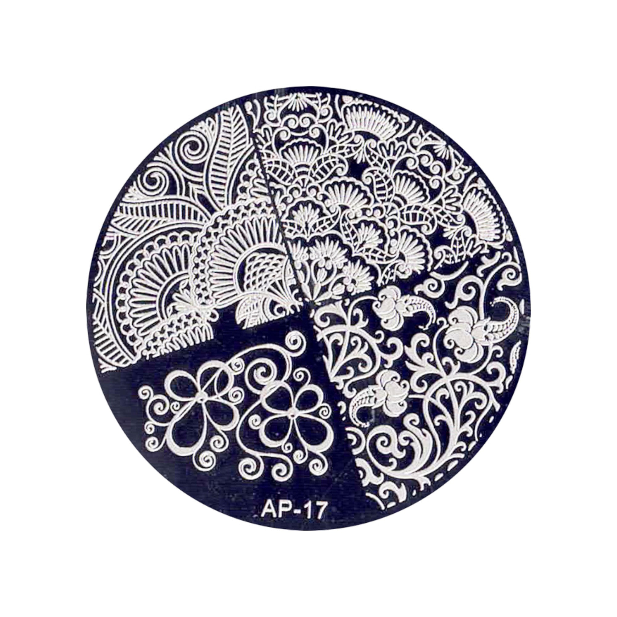 Plaque de Stamping pour Ongles Thème : Motif OCIBEL