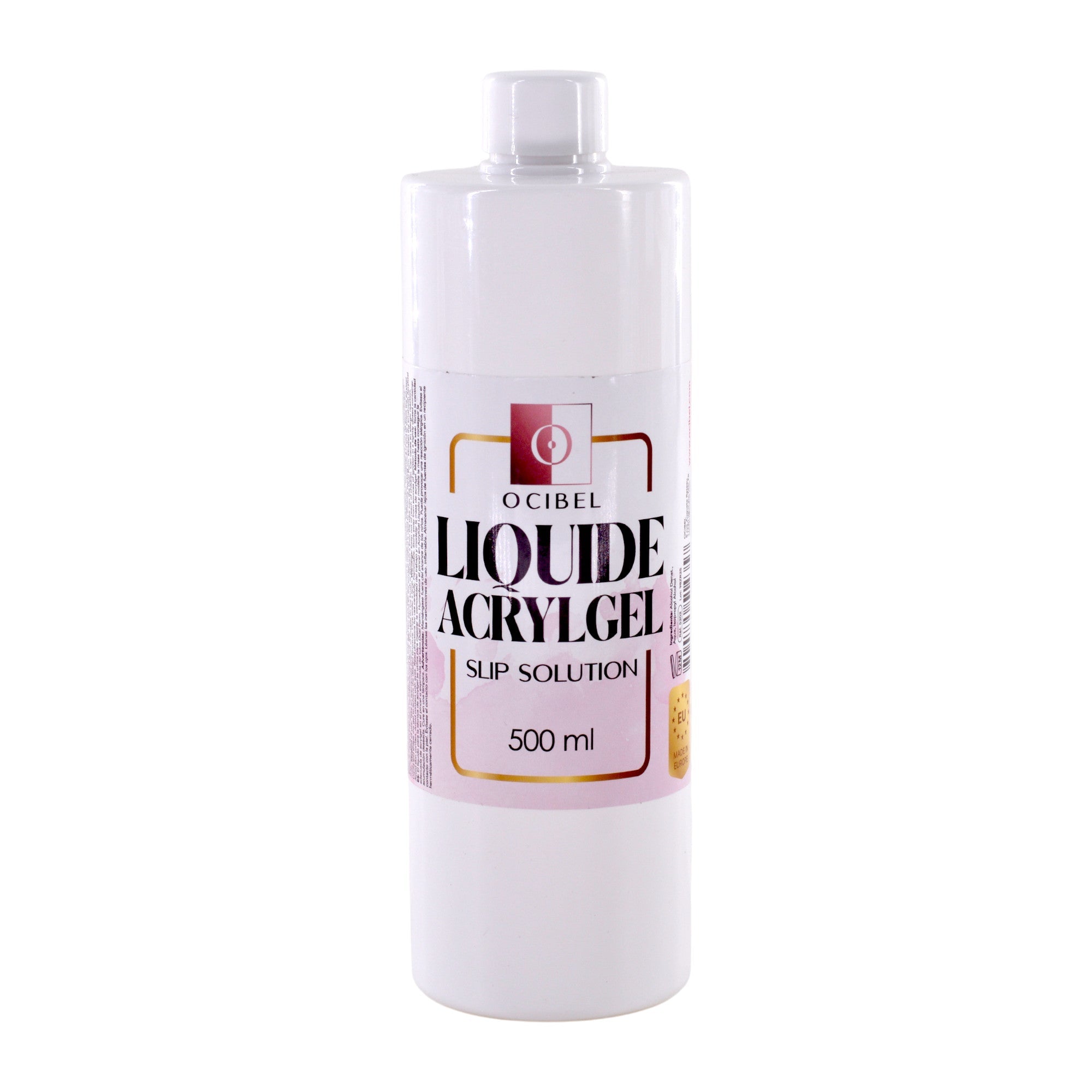Slip Solution Acrylgel – Liquide de Modelage pour Polygel – 500 ml OCIBEL
