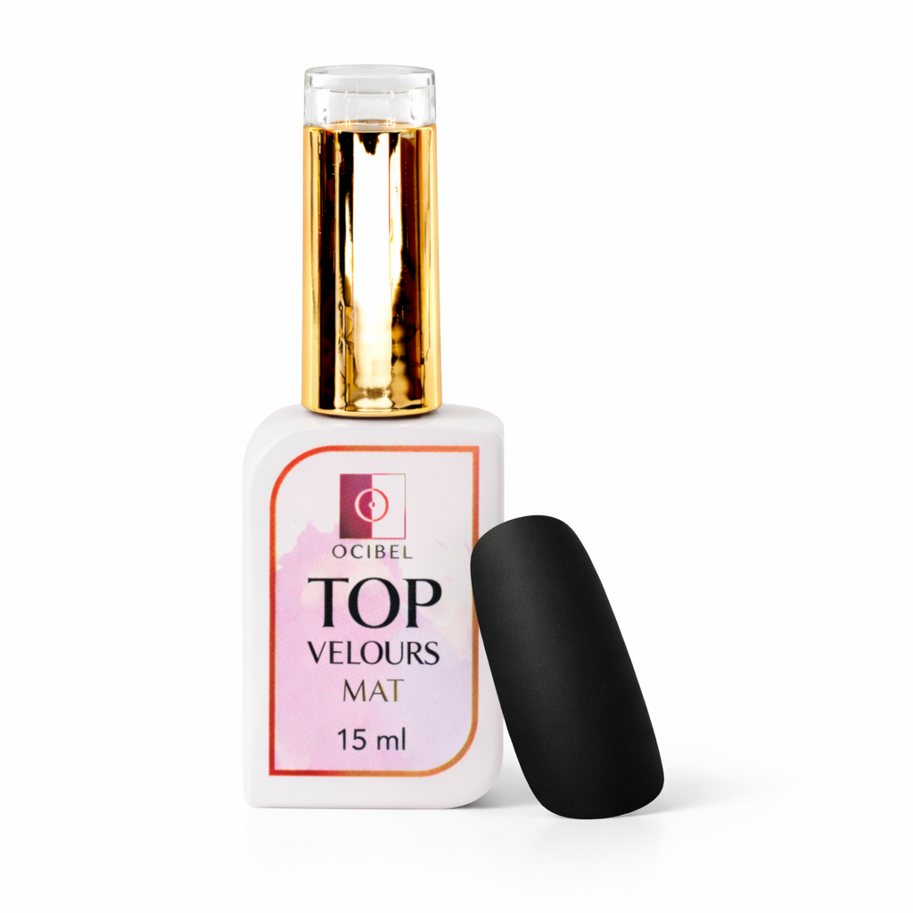 Top Coat Velours Mat Effet Doux et Uniforme 15 ml OCIBEL