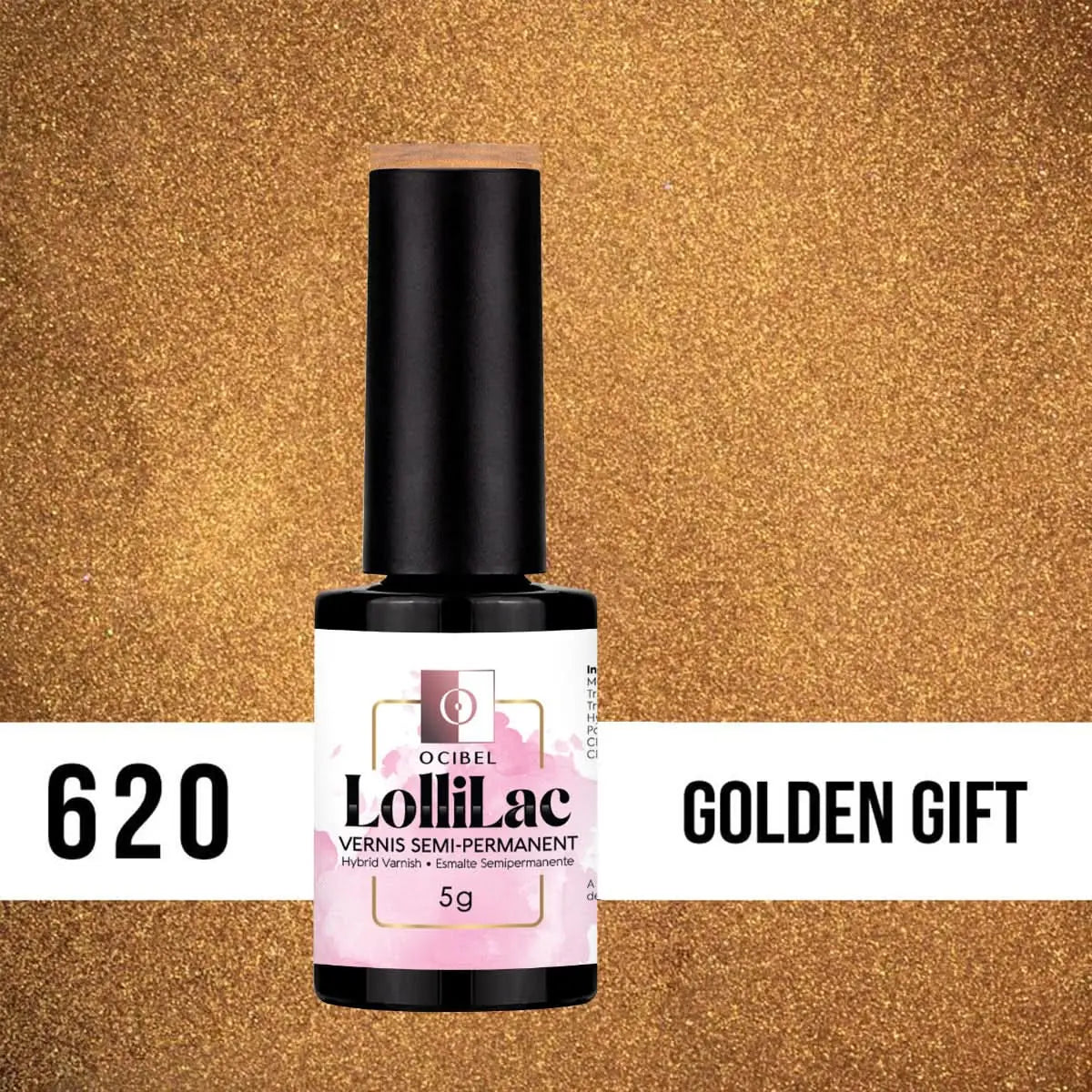 Vernis Semi Permanent UV / LED - Noël Addict N°620 OCIBEL