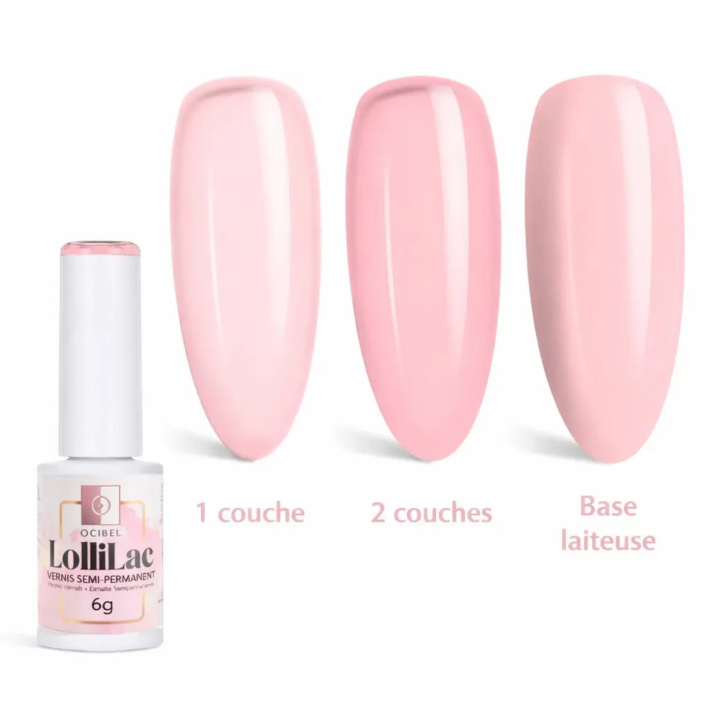 Vernis Semi Permanent UV / LED - Nudes N15 Peach Glow 6g OCIBEL