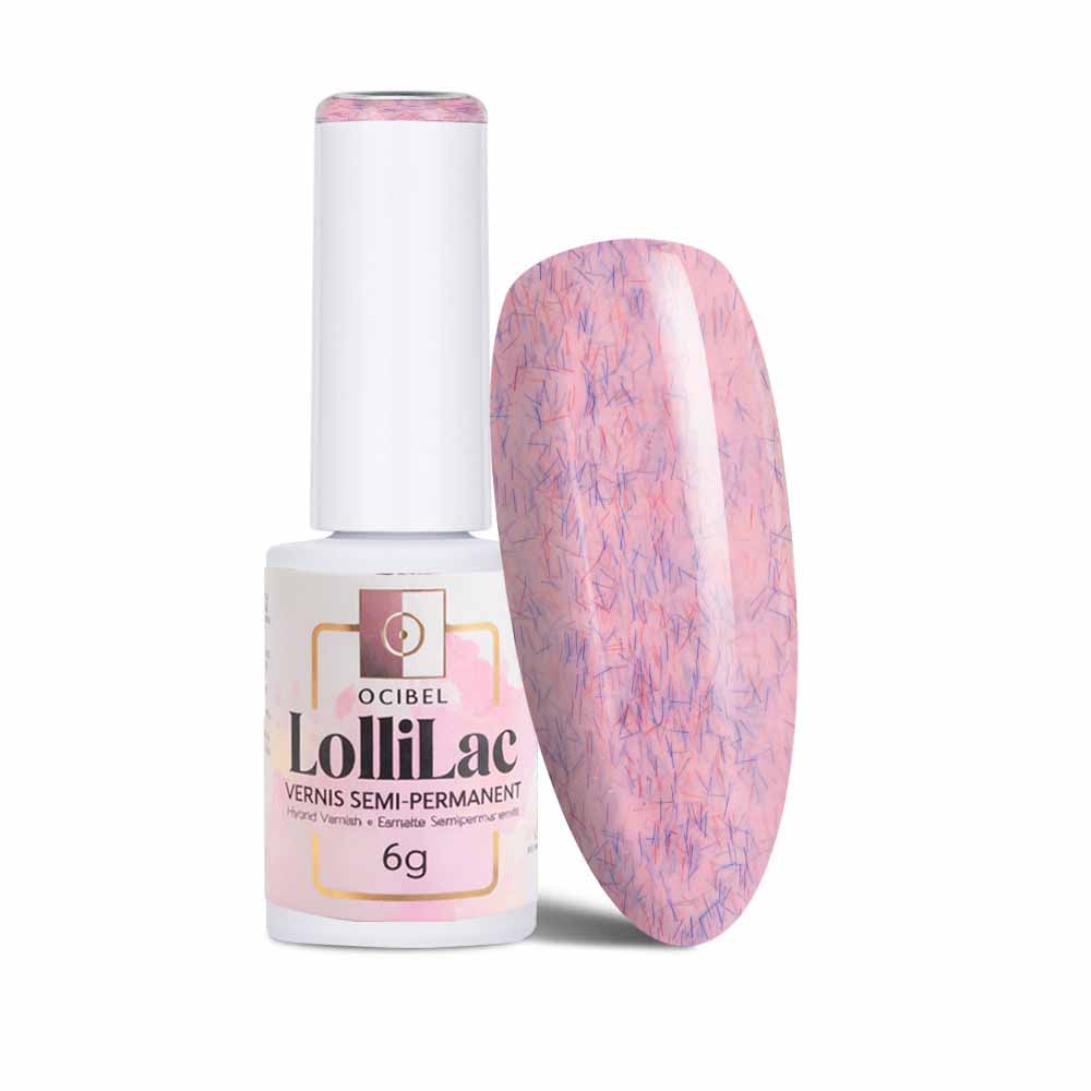 Vernis Semi Permanent UV / LED - Pink Fiber Glow 6g OCIBEL