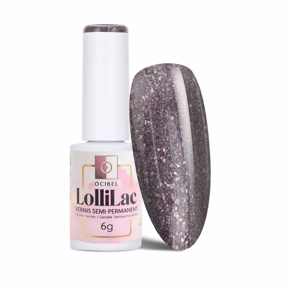 Vernis Semi Permanent UV / LED - Smoky Glitter 6g OCIBEL