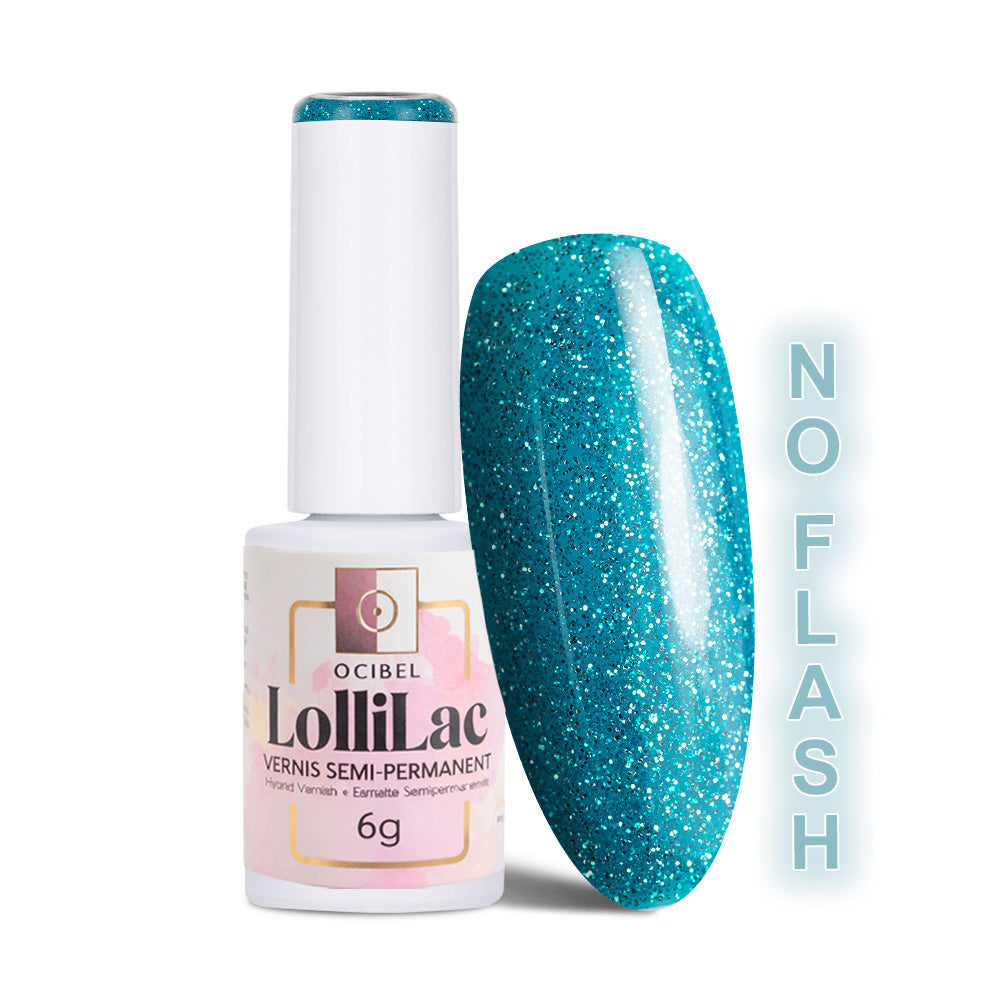 Vernis Semi Permanent UV / LED - Turquoise Flash 6g OCIBEL