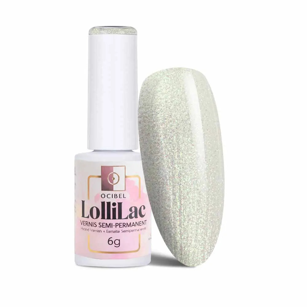 Vernis Semi Permanent UV / LED - Whites Crystal Glitter 6g OCIBEL