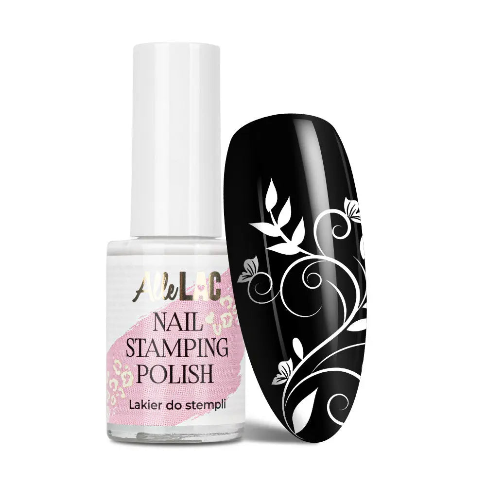 Vernis Stamping Blanc – Pigmentation Intense – Nail Art Précis – 7 ml