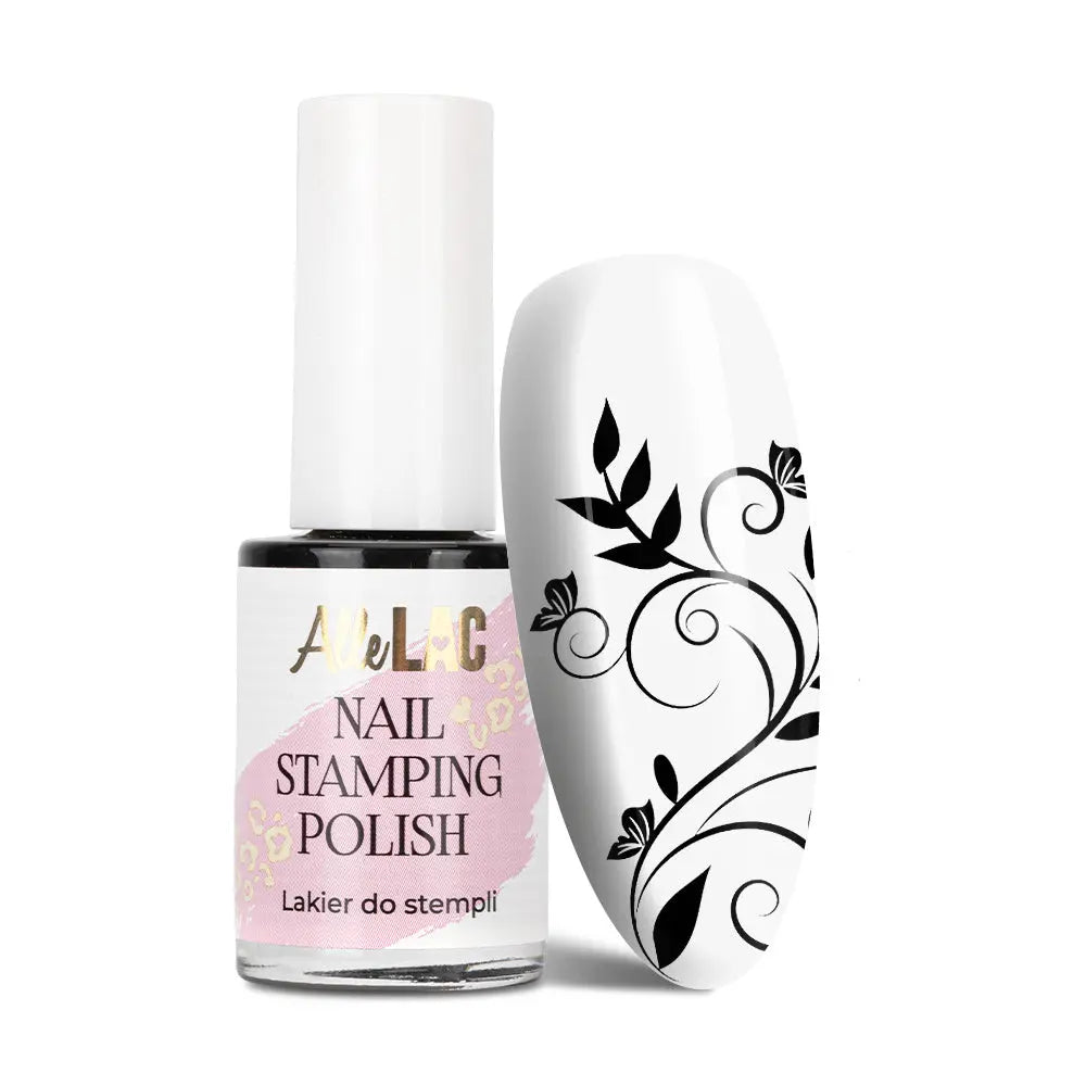 Vernis Stamping Noir – Pigmentation Intense – Nail Art Précis – 7 ml