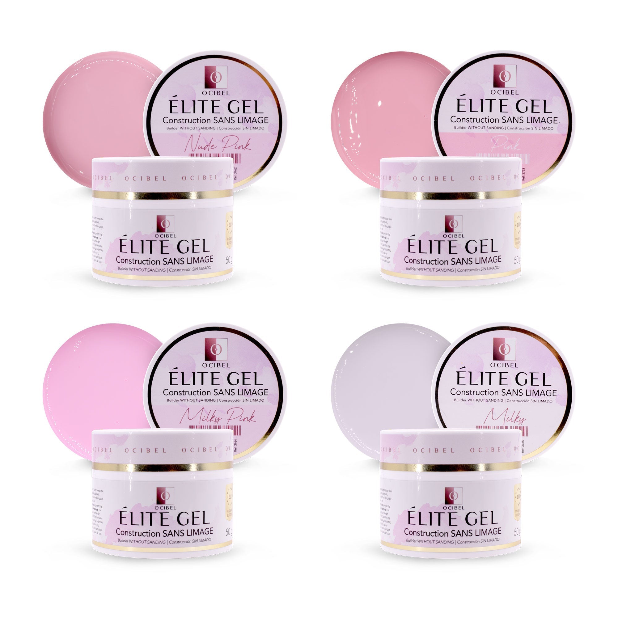 Résultat brillant obtenu avec gel technique sans limage thixotrope