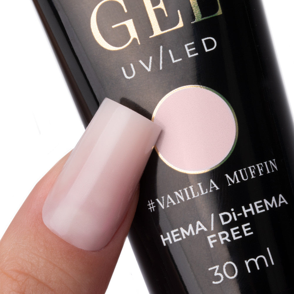 ✨ AcrylGel UV/LED 30g – Sans HEMA / DI-HEMA | Résultat Pro & Tenue Parfaite - Vanilla Muffin