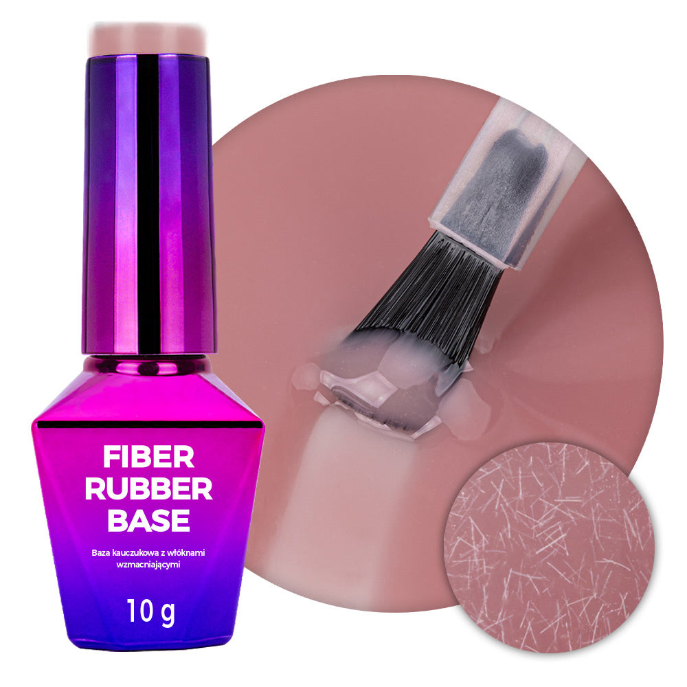 Rubber Base Fibrée Gummy Base Fiber Molly Nails - Biscotti 10g