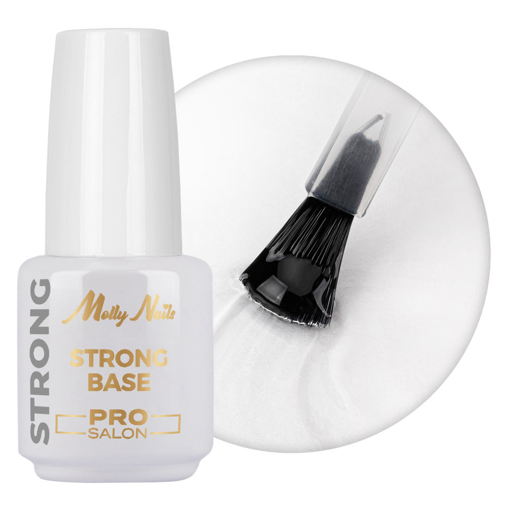 Strong Base Molly Nails Clear – Base Hybride Renfort HEMA/Di-HEMA Free 15g