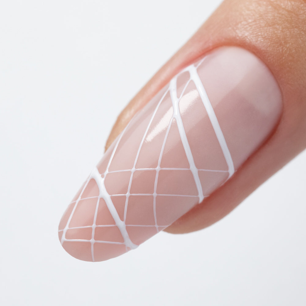 Gel Spider Blanc MollyNails – Gel Filant Nail Art & Lignes Fines – Sans HEMA/Di-HEMA – 5 g
