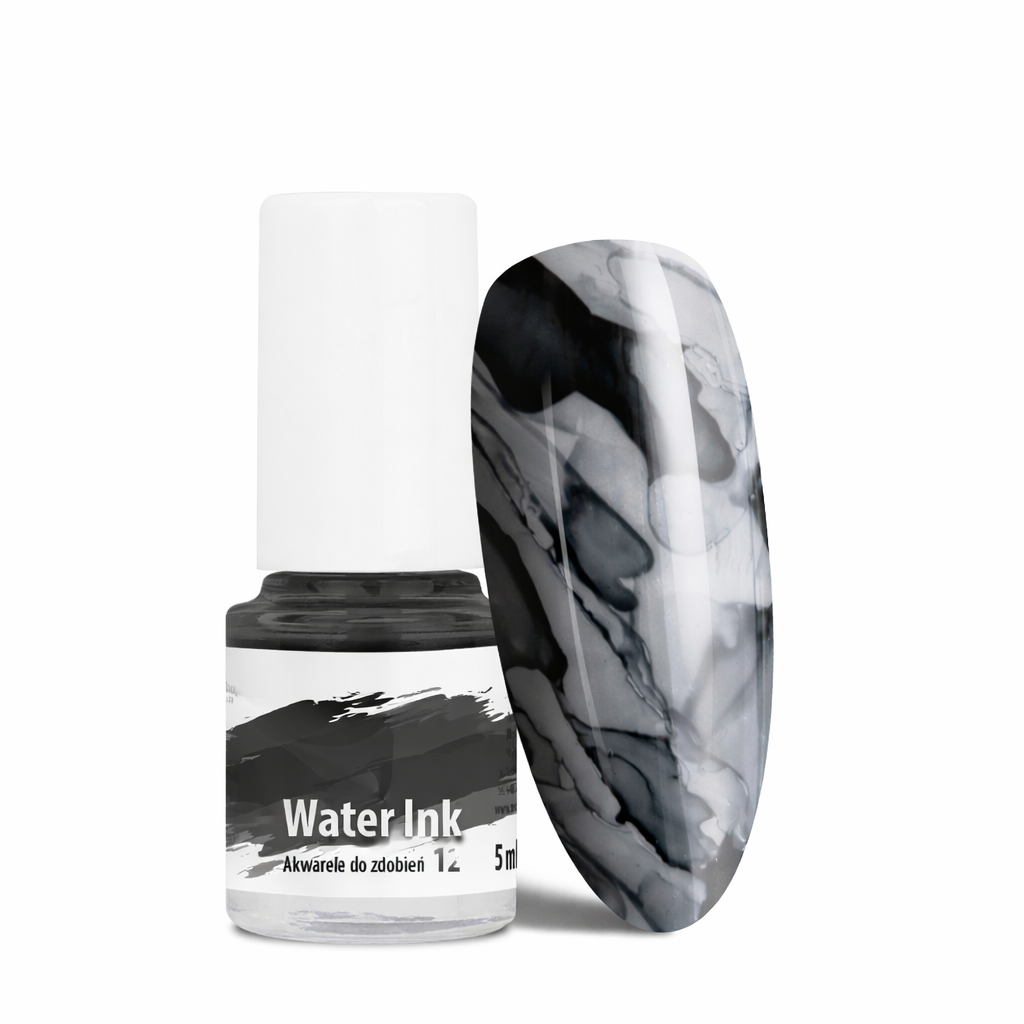 Encre INK Noire Nail Art – Encre Aquarelle pour Décorations Ongles – 5 ml OCIBEL