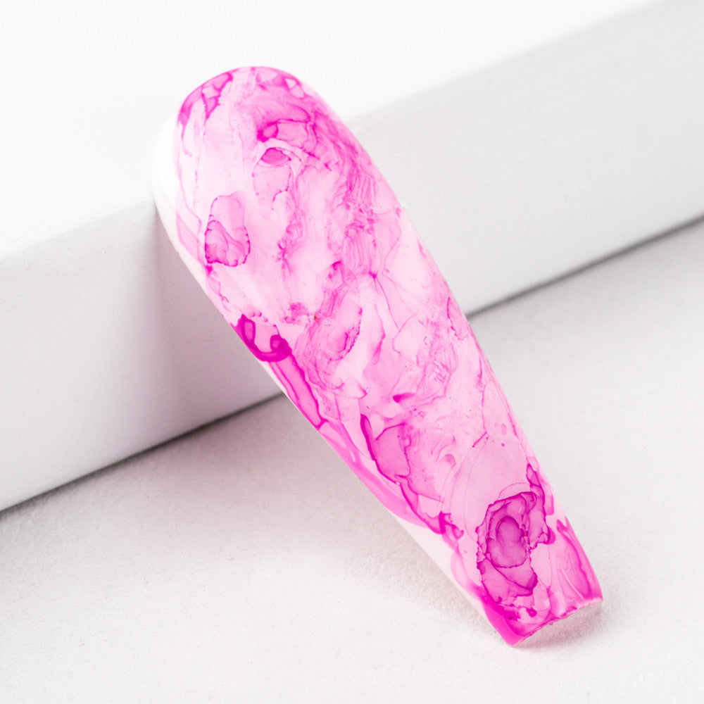 Encre INK Rose Violine Nail Art – Encre Aquarelle pour Décorations Ongles – 5 ml OCIBEL