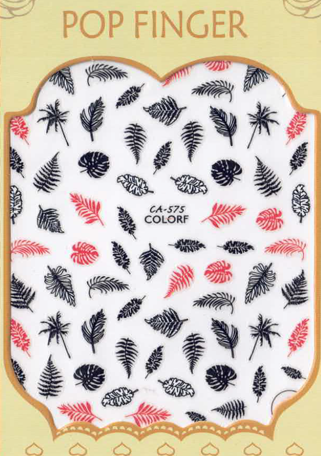 Planche Stickers Autocollant Plante OCIBEL