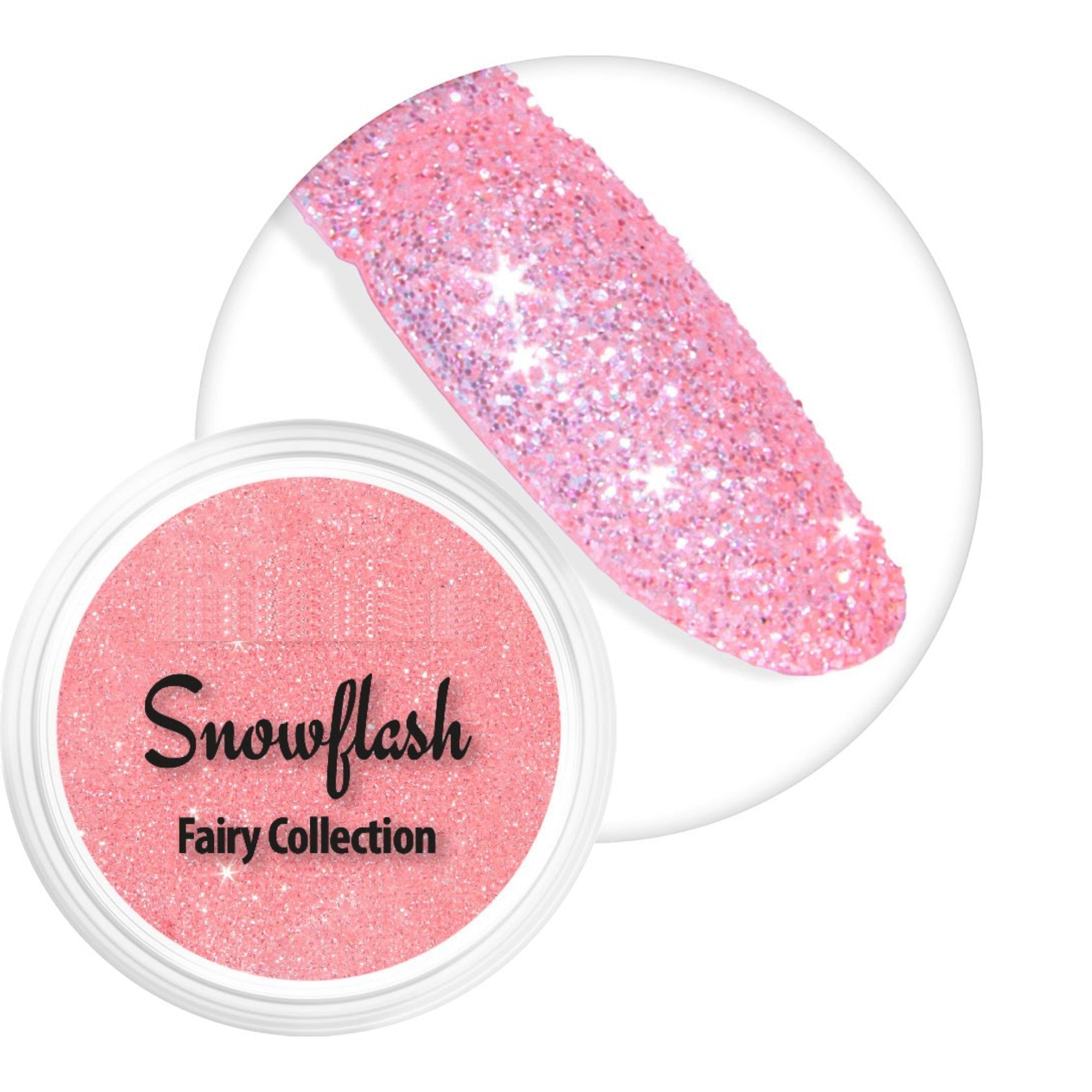 Poudres Snowflash Christmas – Effet Givré Festif Rose OCIBEL