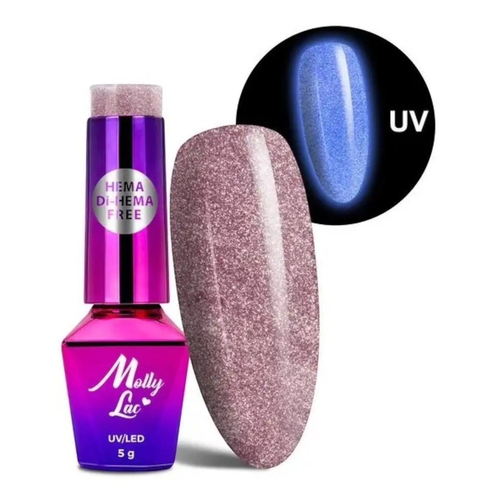Vernis Semi Permanent Molly Lac 5ml -  Glow in the Dark 673 OCIBEL
